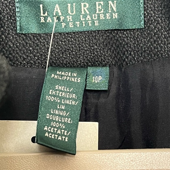 Ralph Lauren Black Blazer/Spring Jacket - Picture 6 of 7